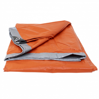 Prelata impermeabila UV inele prindere 8x8m 130gr/mp Orange Zilan ZTS8105