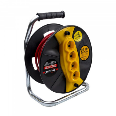 Prelungitor Tambur cu Derulator 20m 3x2.5mm 4 Posturi IP20 ZLN EXT 5658
