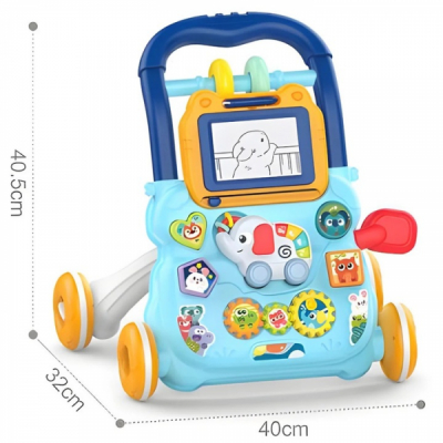 Premergator interactiv educational pentru copii 40x40x32cm Albastru HE0810 CWT