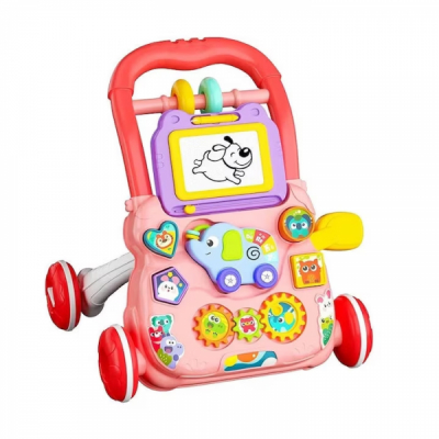 Premergator interactiv educational pentru copii 40x40x32cm Roz HE0811 CWT