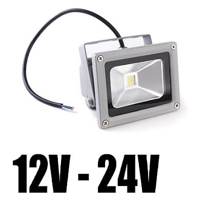 Proiector LED 10W Alimentare 12V/24V Alb Rece