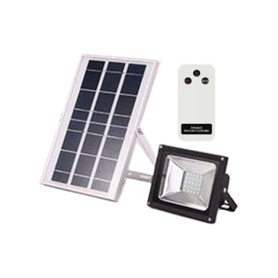 Proiector LED 10W cu Panou Solar si Telecomanda Alb Rece