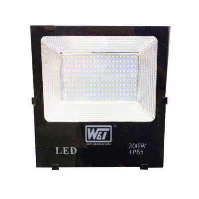 Proiector LED 200W 200LEDuri SMD Alb Rece IP65 220V WT