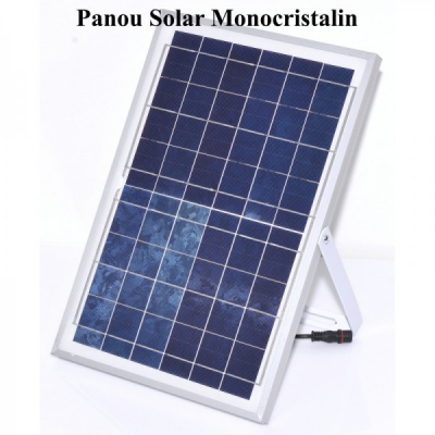 Proiector LED 200W 6500K IP67 cu Panou Solar si Telecomanda LPS200142 XXM