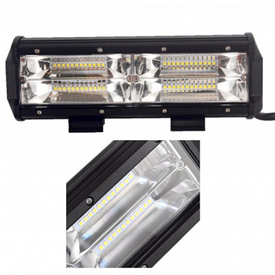 Proiector LED Bar Auto Offroad 48LED 144W 23cm 12V/24V