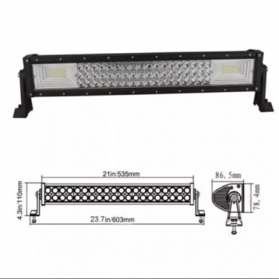 Proiector LED Bar Drept Auto Offroad Combo 324W 53cm 12V/24V