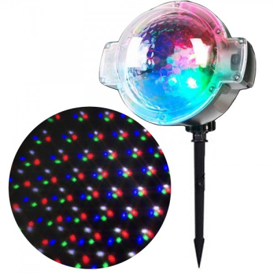 Proiector LED Prisma Rotativa Puncte Color 220V