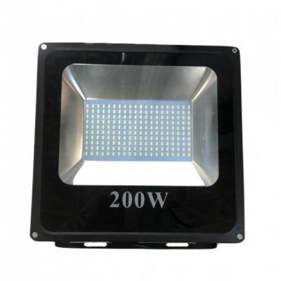 Proiector LED SMD 200W Slim Alb Rece 6400K IP65 220V