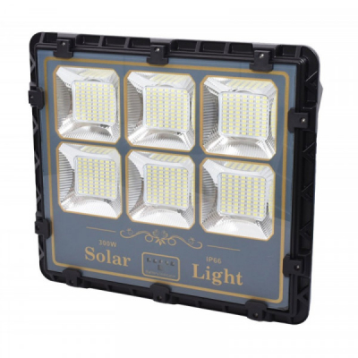 Proiector LEDuri 300W Panou Solar Telecomanda Senzor IP65 18D046 XXM