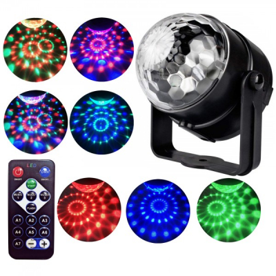 Proiector Lumini Disco cu Telecomanda Led Party Light