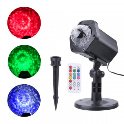 Proiector Lumini Disco Efect Reflexie Apa cu Telecomanda XL800 JU