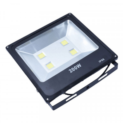 Proiector Slim cu LED SMD Alb Rece IP66 200W 4x50W 220V XXM