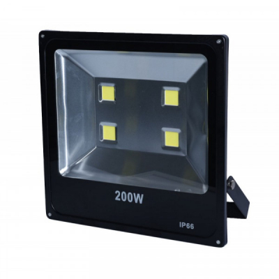 Proiector Slim cu LED SMD Alb Rece IP66 200W 4x50W 220V XXM