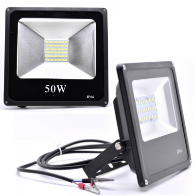 Proiector Slim LED SMD 50W Alb Rece 12V Clesti IP66 20B004 XXM