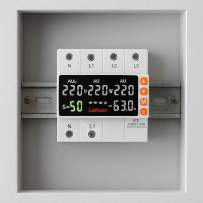 Protector Automat Trifazat 63A ATS Comutator Transfer LGX3-1-63A 5D044 XXM