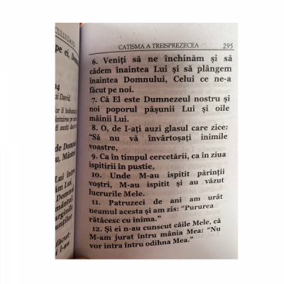 Psaltirea lui David Cartonata cu Scris Mare, Format de Buzunar 8x10cm