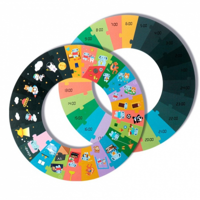 Puzzle Copii Circular Rutina Elefantului Kabi 0116 CWT