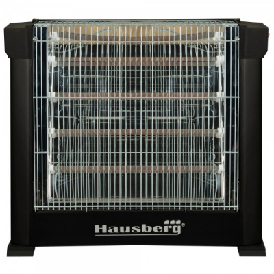 Radiator electric 4 tuburi Quartz 2 trepte 2200W Hausberg HB8800