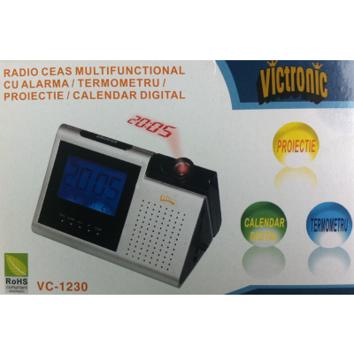 Radio cu Proiectie Ceas Victronic VC1230