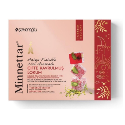 Rahat turcesc Deluxe cu fistic si aroma de rodie 300g Sekeroglu MGR33714