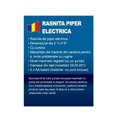 Rasnita electrica pentru piper Barton Steel BS07101