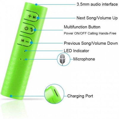 Receptor Audio Wireless Bluetoth Jack 3.5mm Alim.Cablu USB BT450 XXM
