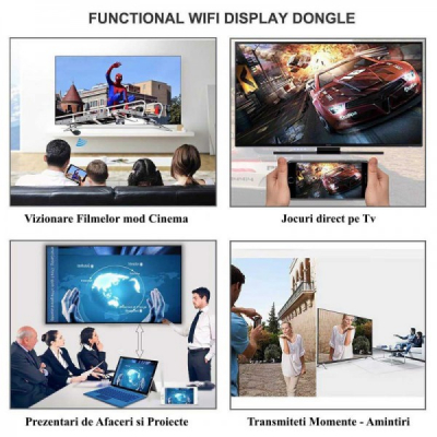 Receptor Wireless TV - HDMI Media Player Mira-Screen Chrome XXM