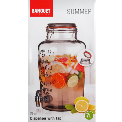 Recipient de sticla cu robinet Banquet Summer 7l 04268035 CNN50590