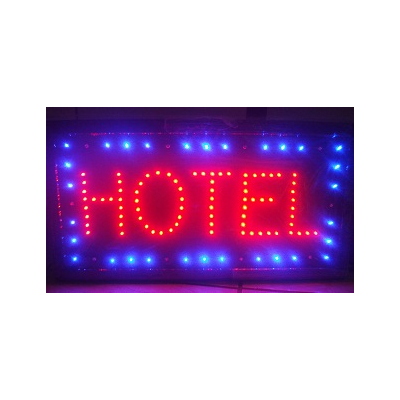 Reclama Luminoasa cu LED 55x33cm Hotel KNH