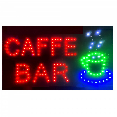 Reclama Luminoasa cu LEDuri 60x33cm Caffe Bar