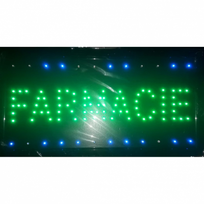 Reclama Luminoasa Interior Farmacie Animata LEDuri Verzi 50x25cm KNH