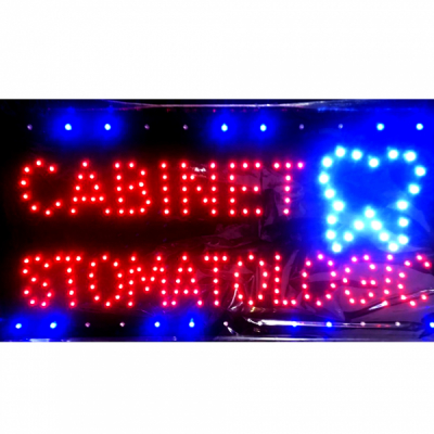 Reclama Luminoasa LED 55x33cm Cabinet Stomatologic KNH