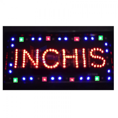 Reclama Luminoasa LED INCHIS 55x33cm Multicolor VR
