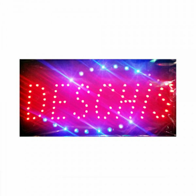 Reclama Luminoasa Panou LEDuri Animate Deschis 50x25cm Rosu Albastru GP