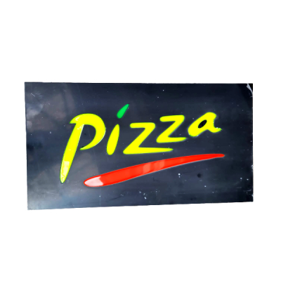Reclama Luminoasa Panou tip Neon LED Interior Color PIZZA 50x25cm MHM 
