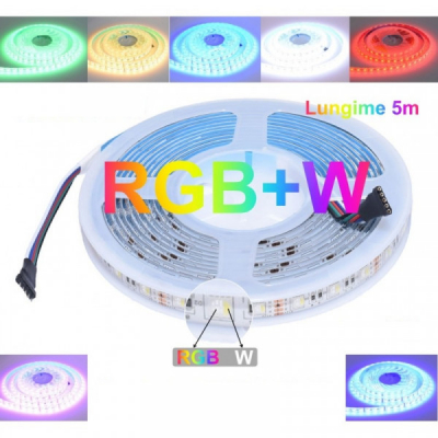 Rola 5m Banda LED RGBW 5050 60LED/ml 300LED Exterior IP65 18A105 XXM