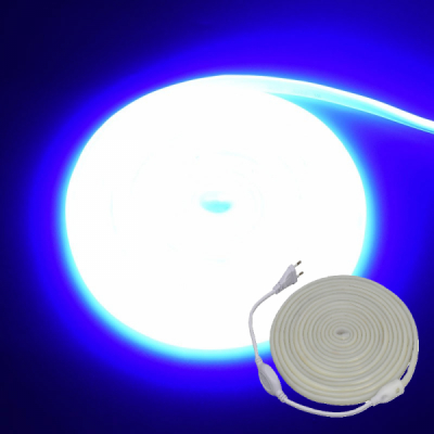 Rola 5m Banda LED COB Albastru Intens Neon Flex 288led/m 10W 18A192 XXM