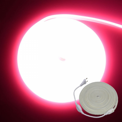 Rola 5m Banda LED COB Roz Intens Neon Flex 288led/m 10W 18A193 XXM
