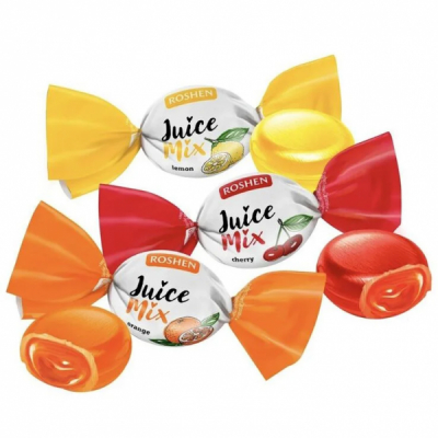 Roshen Juice Mix Dropsuri Cu Umplutura De Fructe 1Kg MGR20339