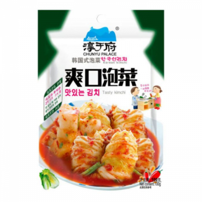 Salata Kimchi din varza murata napa Chunyu Palace 100g SKPC CYF MLL