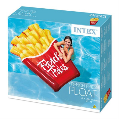 Saltea gonflabila Insula Piscina Design Cartofi Prajiti 175x132cm Intex 58775EU