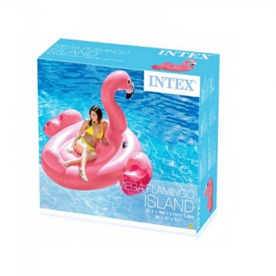 Saltea gonflabila Insula Piscina Mega Flamingo Intex 56288EU