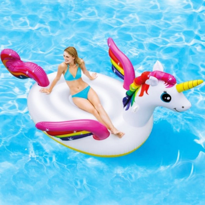 Saltea gonflabila Insula Piscina Mega Unicorn Intex 57281EU