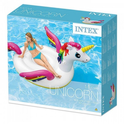 Saltea gonflabila Insula Piscina Mega Unicorn Intex 57281EU