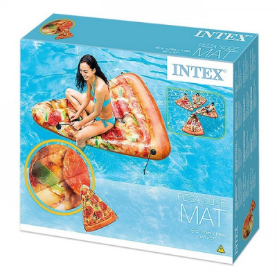 Saltea gonflabila Piscina design Felie Pizza Intex 58752