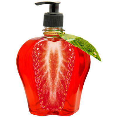 Sapun Lichid Gel cu Pompa Tasty Secrets Extract Capsuni 500ml CNN50788