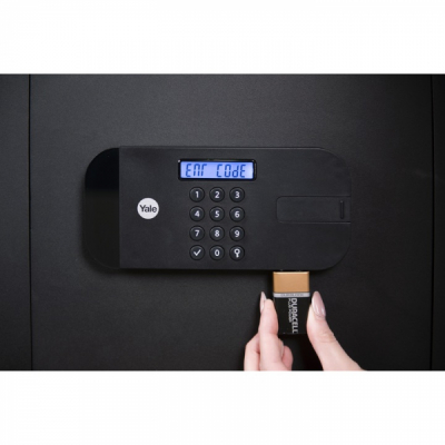 Seif Electronic cu cifru pentru laptop YaleYLEB/200/EB1 200x480x250mm otel MNR7737