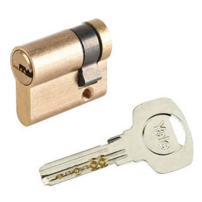 Semicilindru amprenta 30×10 Yale 1000CA 4chei auriu Usa Garaj MNR9961