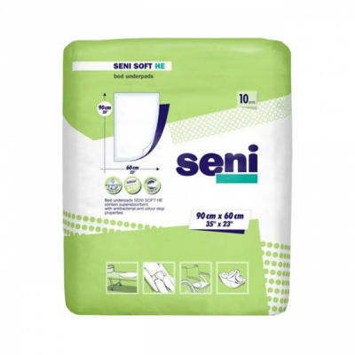 Seni Soft Protectie Pat 60x90cm 10 Aleze BASIC DNC22447