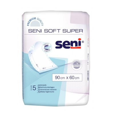Seni Soft Protectie Pat 60x90cm 5 Aleze Premium SUPER DNC3081